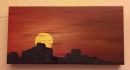 canyon sous couche de soleil 